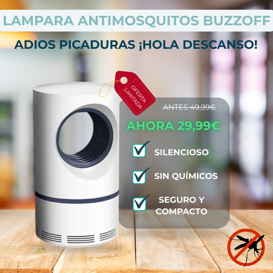 Lampara Anti-mosquitos - BuzzOFF™