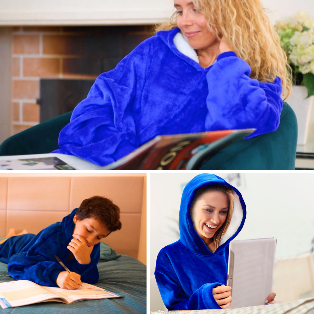 Abrazo Polar™ - Bata-manta con capucha Reversible UNISEX