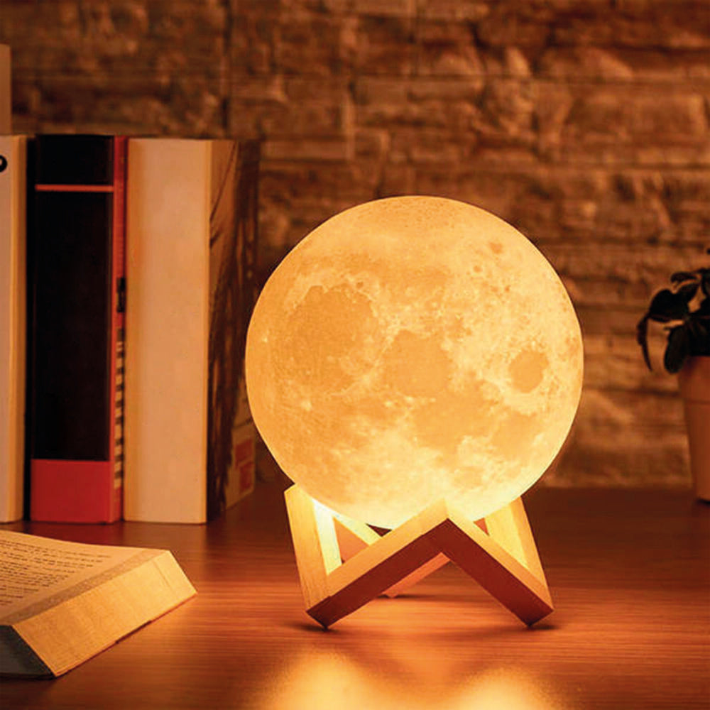 LunaMágica™ - Lámpara Luna 16 Colores Mando Distancia