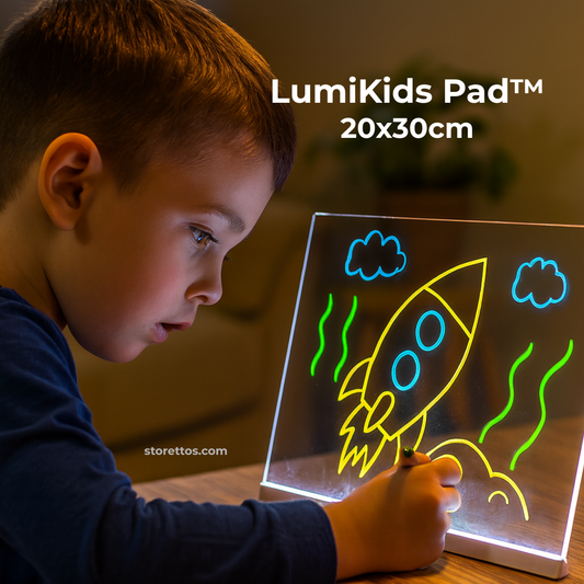 LumiKids Pad™- Pizarra con luz LED 20x30 Grande