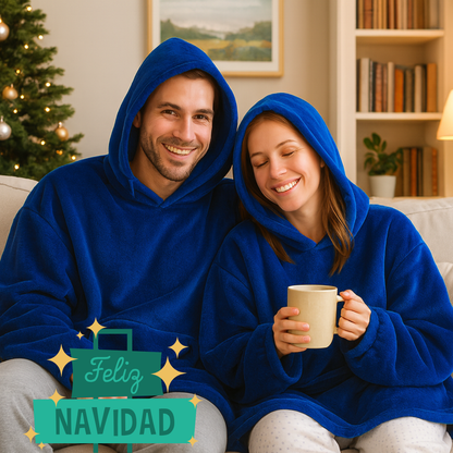 Abrazo Polar™ - Bata-manta con capucha Reversible UNISEX