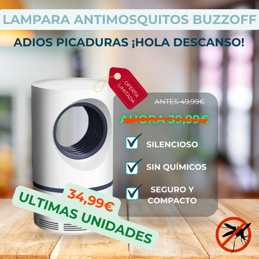 Lampara Anti-mosquitos - BUZZOFF