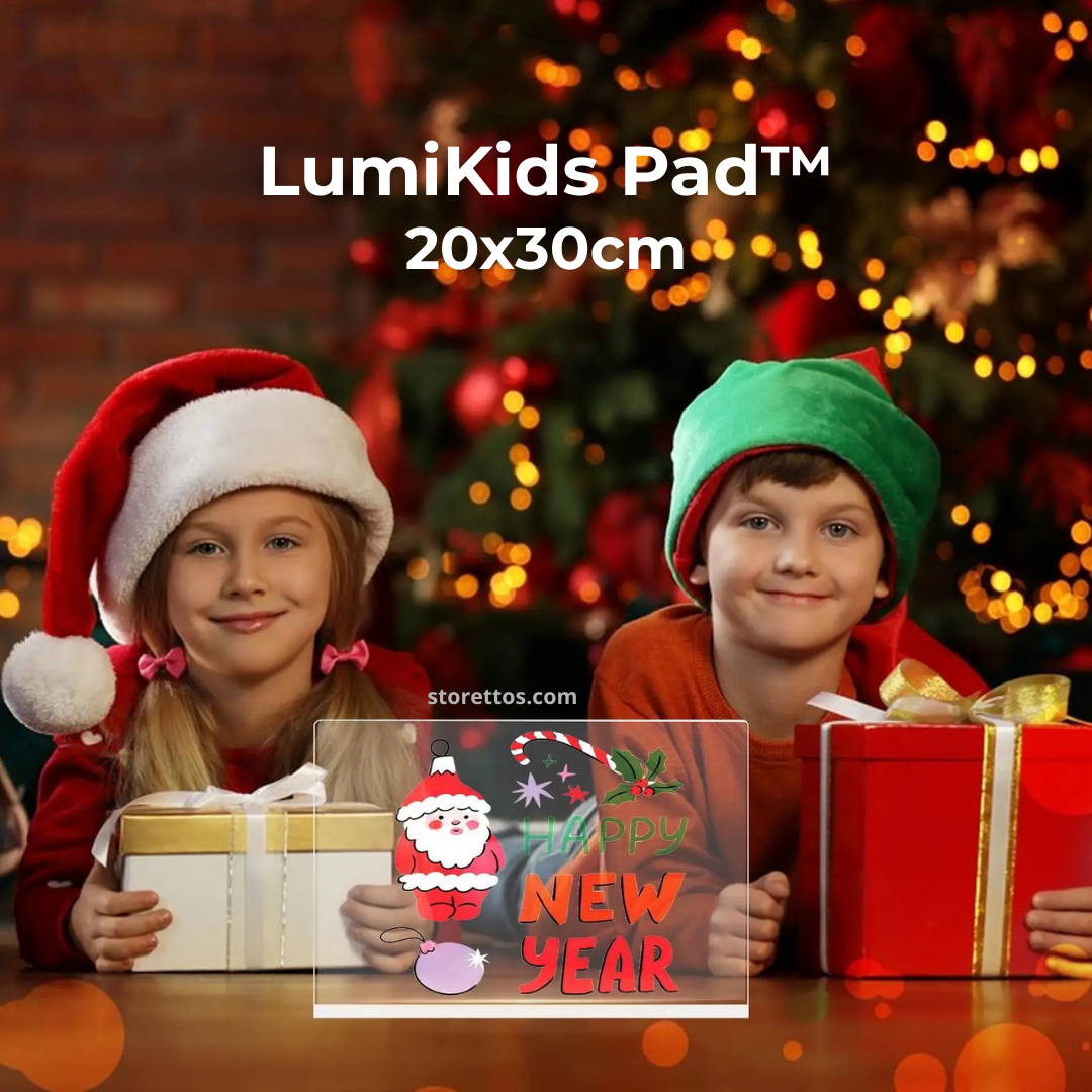 LumiKids Pad™- Pizarra con luz LED 20x30 Grande